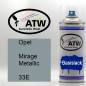 Preview: Opel, Mirage Metallic, 33E: 400ml Sprühdose, von ATW Autoteile West.